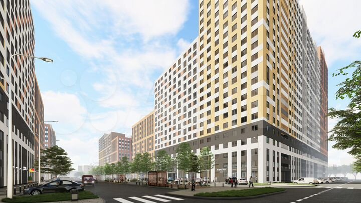 1-к. квартира, 35,9 м², 5/17 эт.