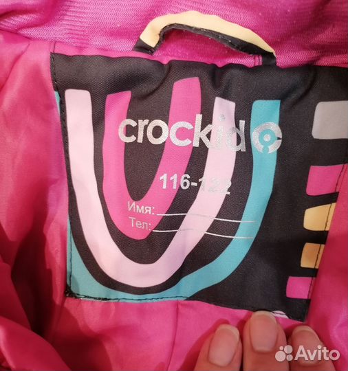 Комбинезон для девочки 116 122 crockid