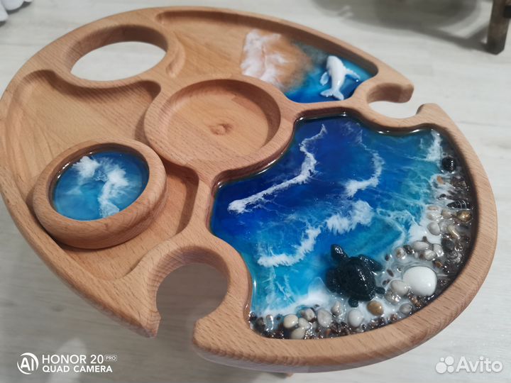 Винный столик менажница