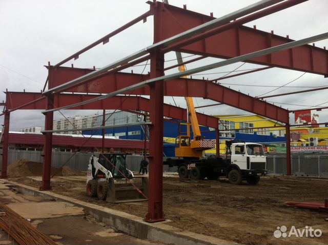 Монтаж металлоконструкций и сендвич панелей в Москве | Услуги | Авито