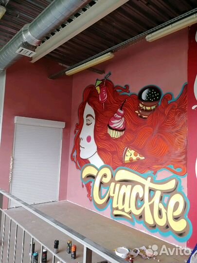 Роспись стен, художник, граффити на заказ