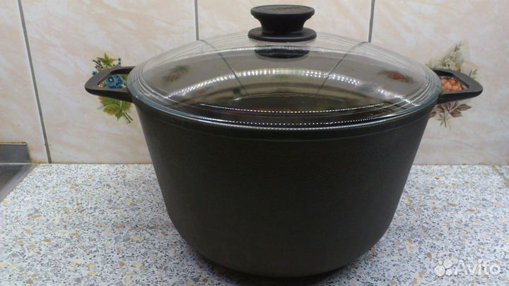 Казан чугунный 6 литров