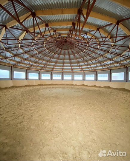 Конный манеж бочка 18.8м