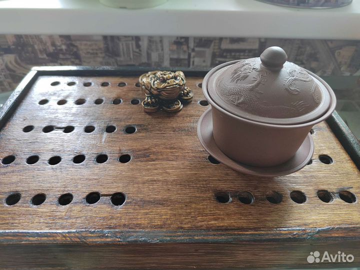 Гайвань, чайник, пиалы