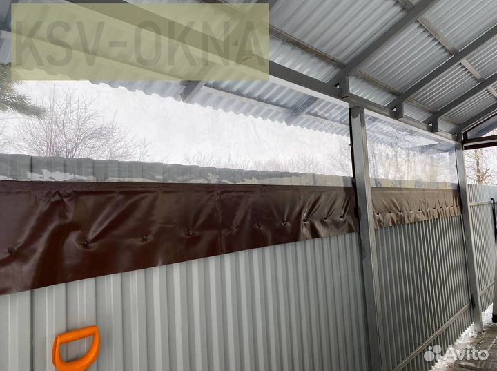 Мягкие окна для беседки