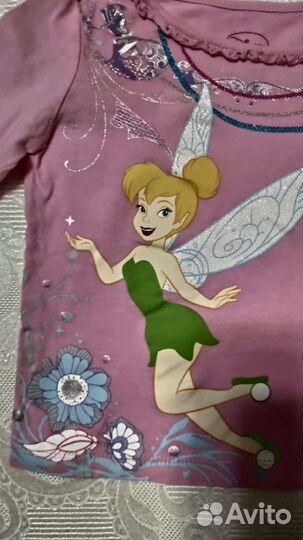 Футболки для девочки hm и Disney на 2-3 года