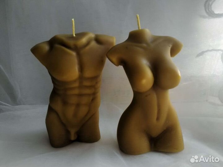 Свеча Тело из натурального пчелинного воска