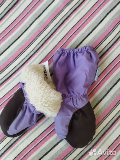 Варежки теплые на меху