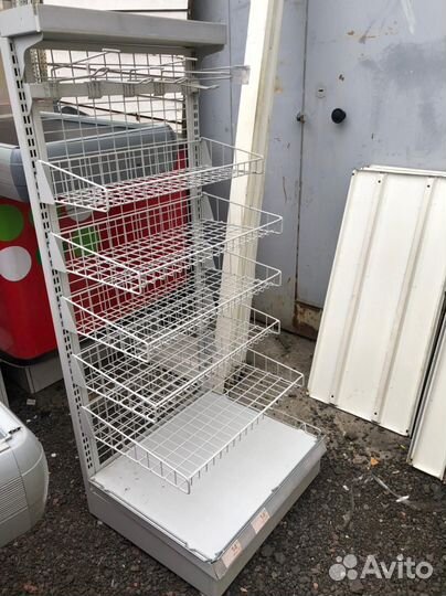 Стеллажи металлические бу для магазина