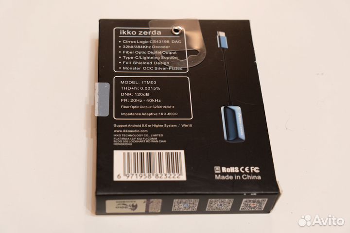 Цап - усилитель для наушников Ikko Zerda ITM-03