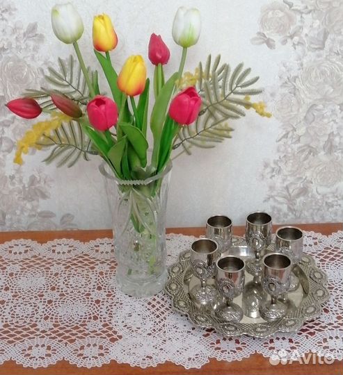 Рюмки металлические