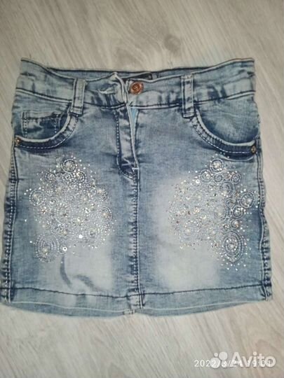 Джинсовая юбка