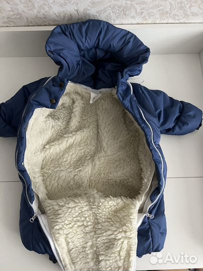 Комбинезон трансформер детский 62-68 зимний