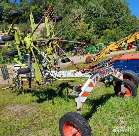 Грабли Claas Валкоукладчик двухроторный с укладкой по центру (Liner), 2000