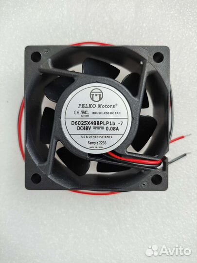 Кулер 60х60х25 48V 60x25 Pelkomotors ориг