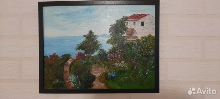 Картина маслом в раме