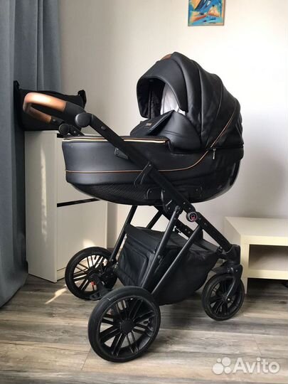 Коляска 2 в 1 эко кожа