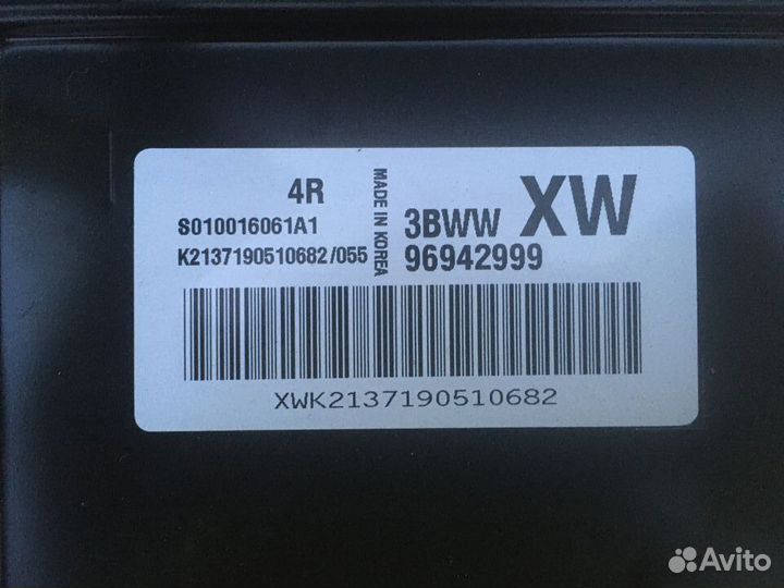 Эбу двигателя Деу Матиз 1.0л. B10S1