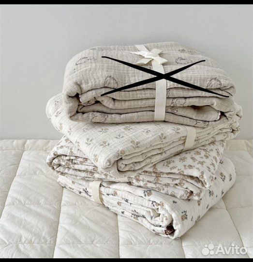 Одеяло муслиновое детское