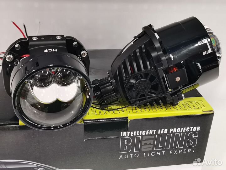 Лазерные bi-led модули в фары (h7, h4, h11) 2.5