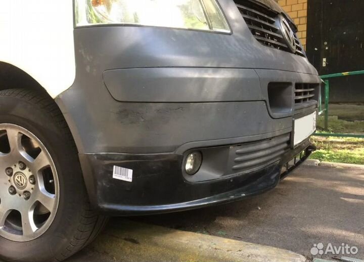 Накладка на передний бампер CSR Volkswagen T5 доре