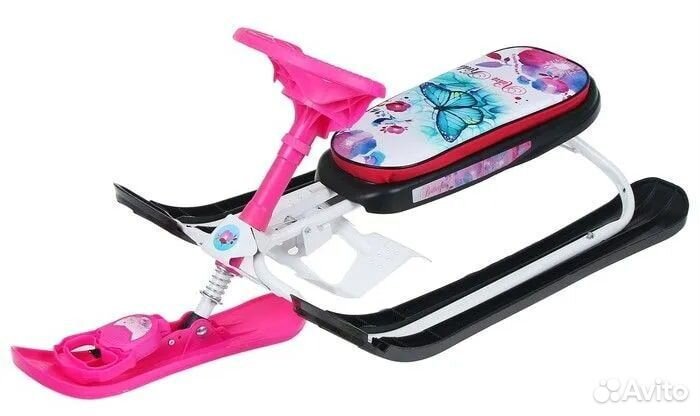 Снегокат детский зимний с тормозом Ника кросс (арт