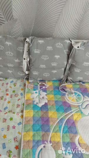 Бортики на детскую кроватку