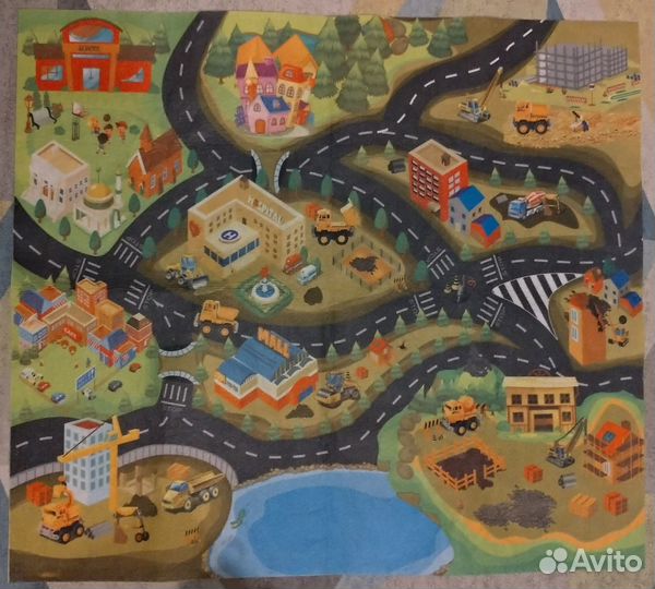 Деревянный конструктор город