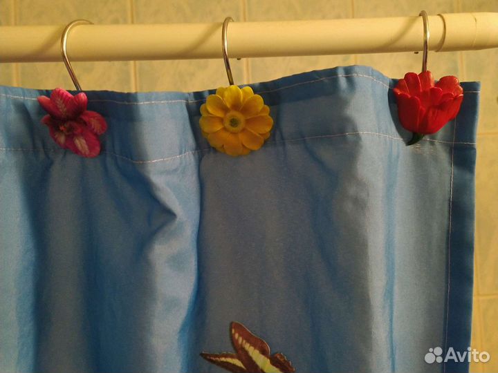 Кольца для штор в ванную комнату