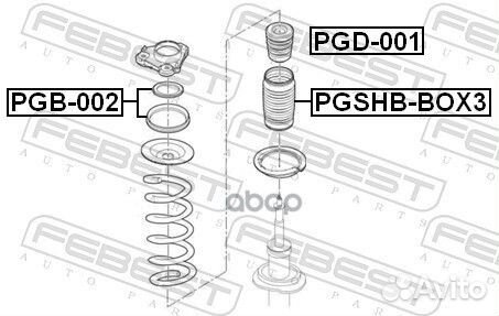 Отбойник амортизатора перед прав/лев PGD001