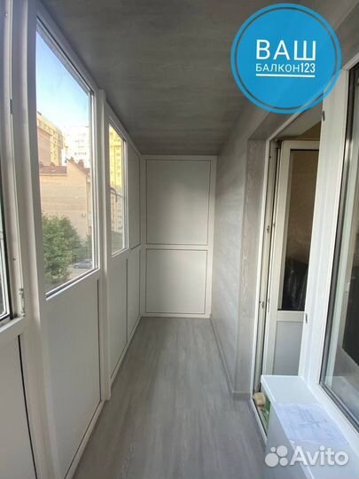 Остекление/ремонт балконов и лоджий под ключ