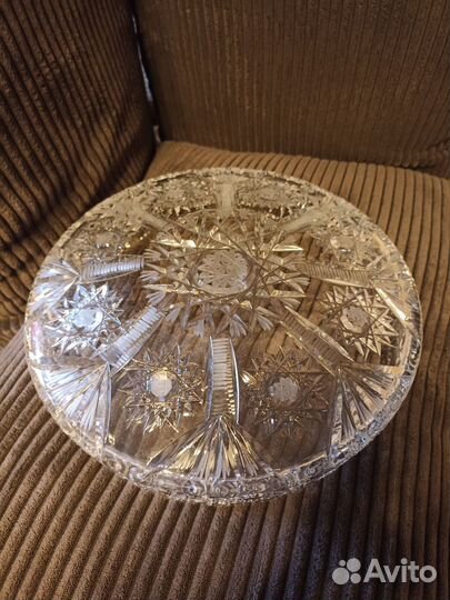 Блюдо для фруктов. Хрусталь