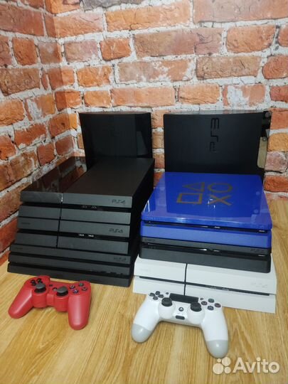 Прошитые Sony Playstation 3 и 4