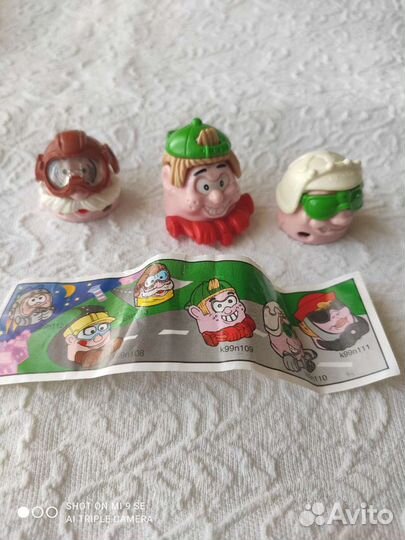 Головы на роликах.Киндер