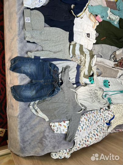 Большой пакет вещей на мальчика 68 размер
