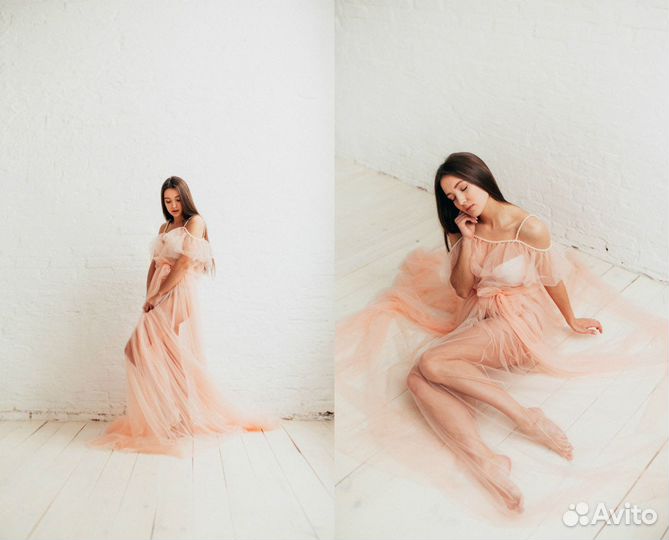 Будуарное платье