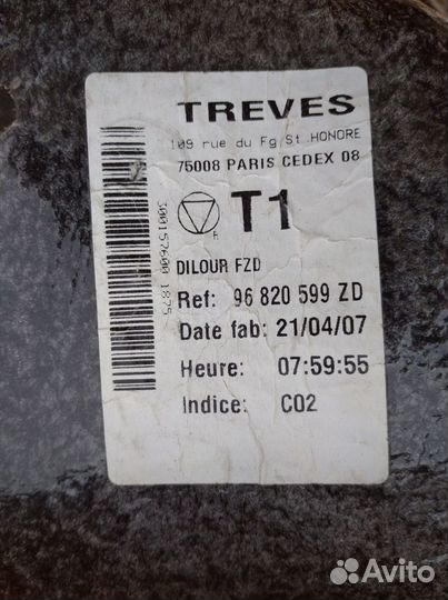 Ковер Пежо 206