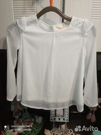 Школьная рубашка для девочки