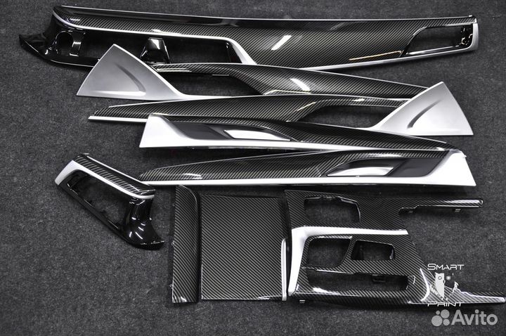 Планки салона под карбон BMW G30