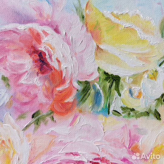 Картина с розами 