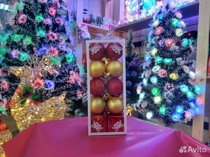 Набор елочных шаров в ассортименте