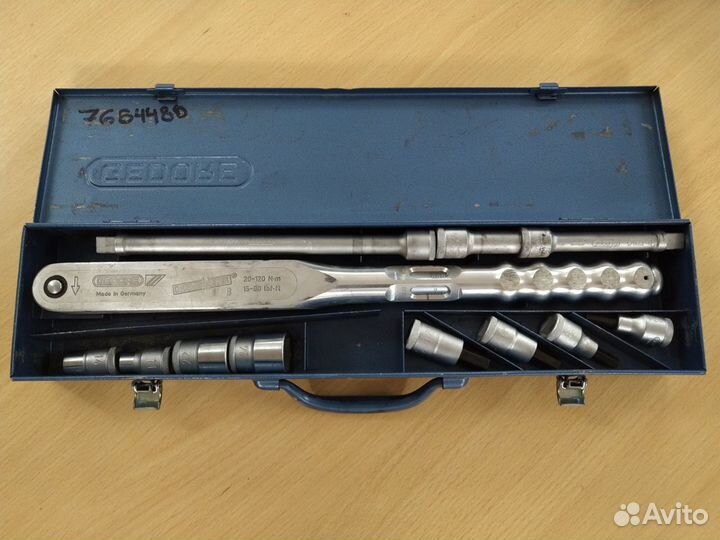 Набор с динамометрическим ключом 20-120 Нм Gedore