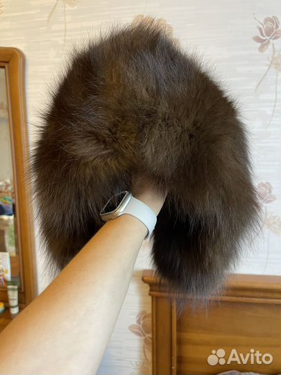 Шапка песец