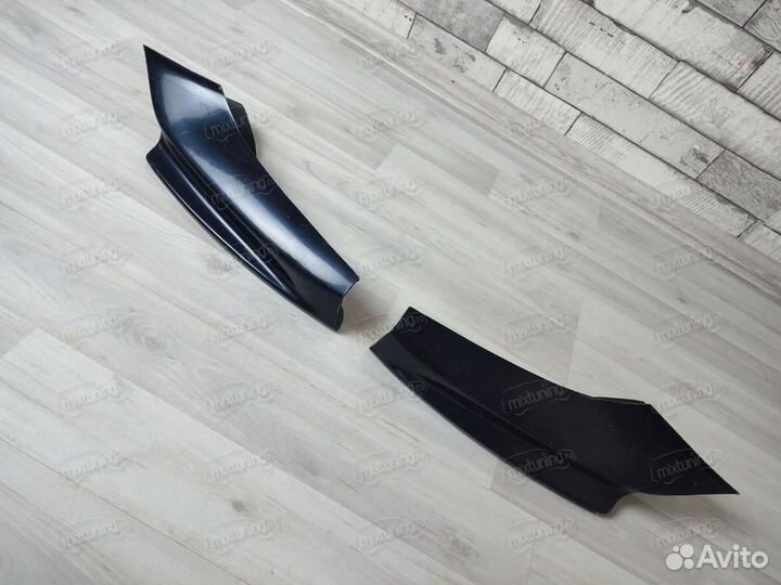 Сплиттер (юбка) переднего бампера BMW 5 (F10/F11)