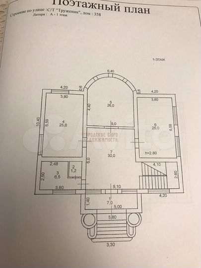Дом 400 м² на участке 6 сот.