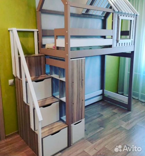 Детская двухъярусная кровать