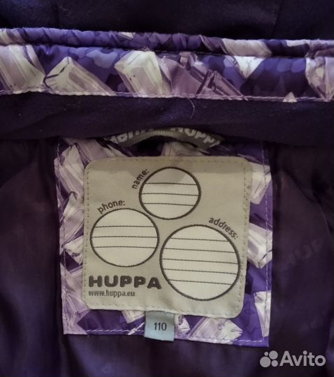 Зимний комбинезон huppa для девочки