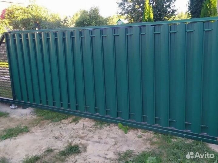 Ворота откатные под ключ