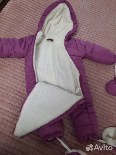 Зимний комбинезон для девочки