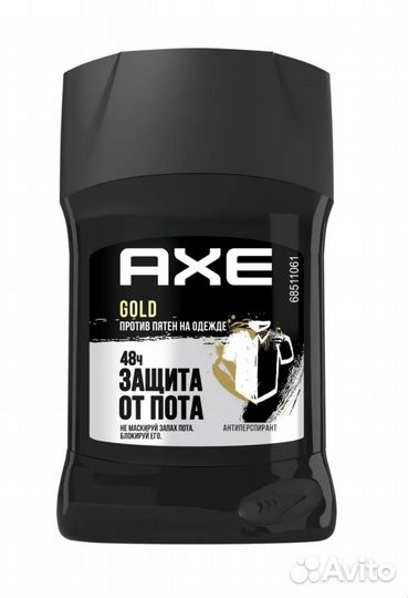 Axe Gold, антиперспирант